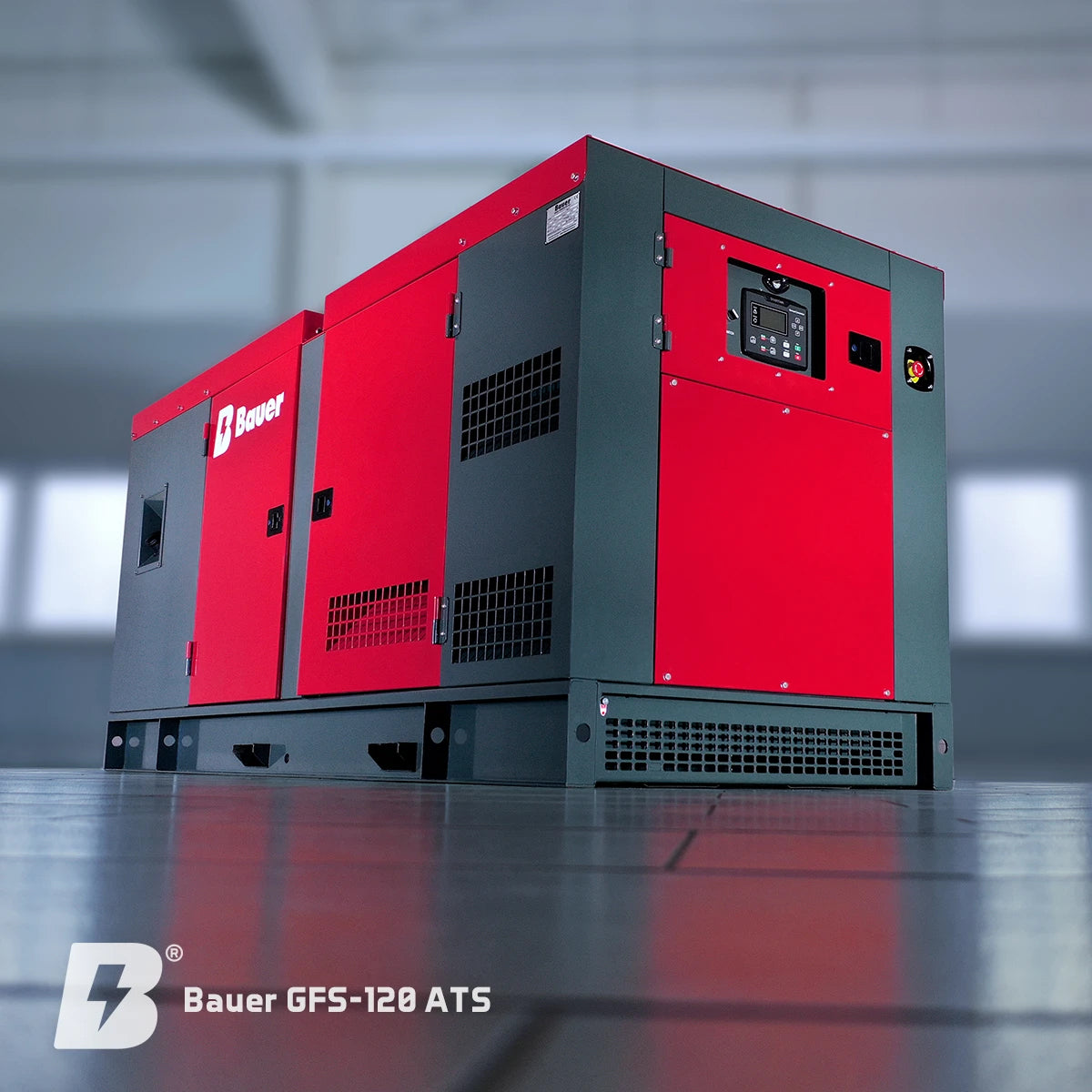 Bauer GFS-120 ATS, 120 kW/150 kVA Notstromgenerator / Notstromaggregat