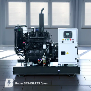 Bauer GFS-24 OPEN, 24 kW / 30 kVA Notstromgenerator / Notstromaggregat, Diesel