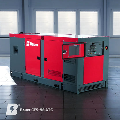 Bauer GFS-90 ATS, 90 kW/112,5 kVA Notstromgenerator / Notstromaggregat