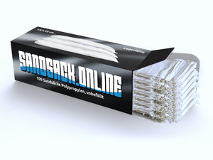 Sandsäcke PP weiß 25 × 100 cm (ungefüllt) 500 STÜCK